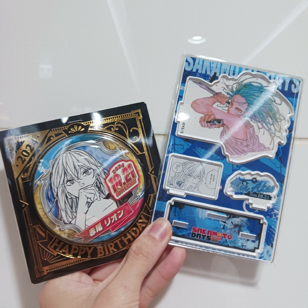 サカモトデイズ』 赤尾リオン 名場面ジオラマ バースデー缶バッジ