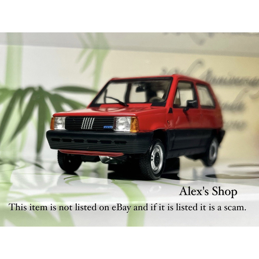 限定モデル❗️ミニチャンプス FIATパンダ30周年記念2台セットの通販
