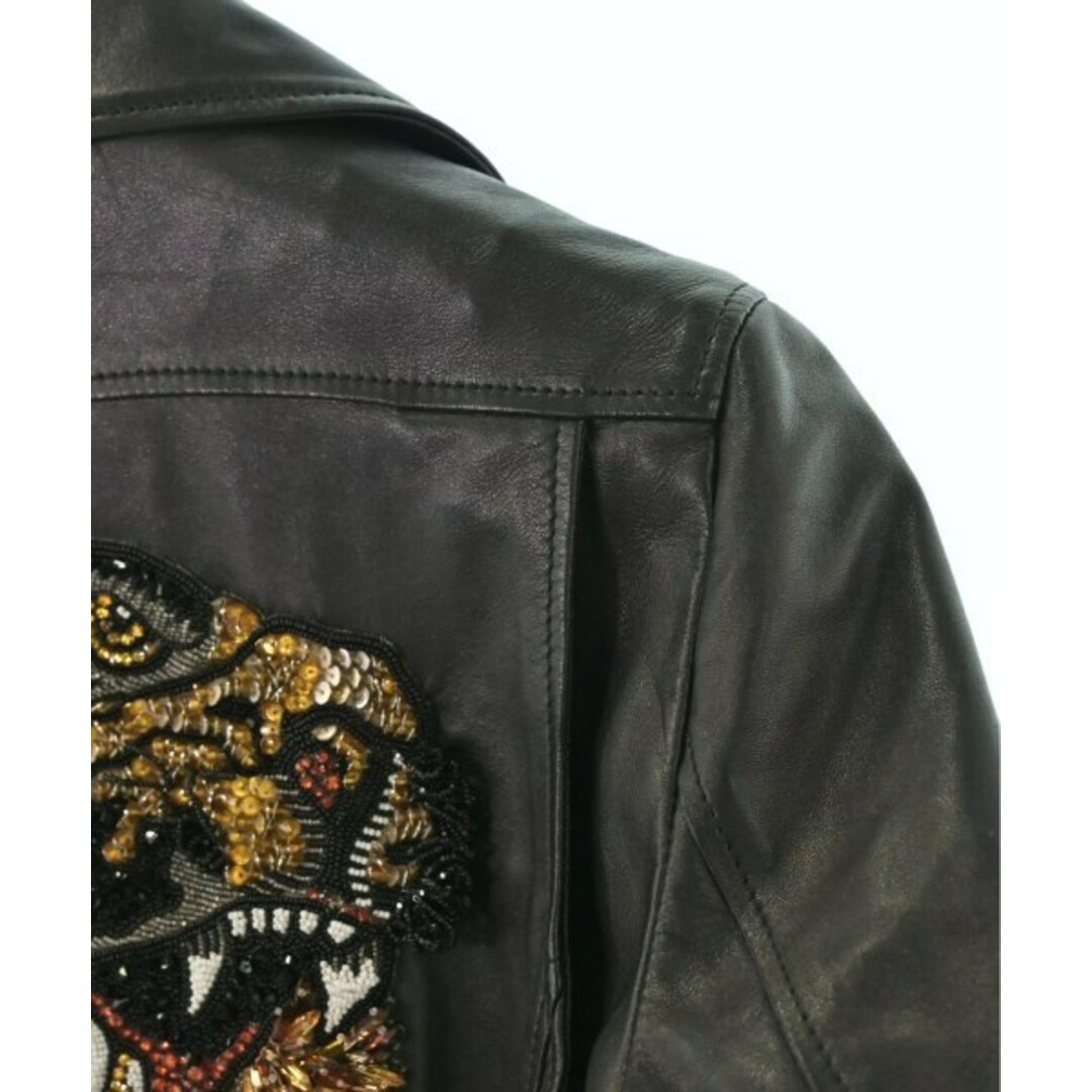 GUCCI - GUCCI グッチ ライダース 38(S位) 黒 【古着】【中古】の通販