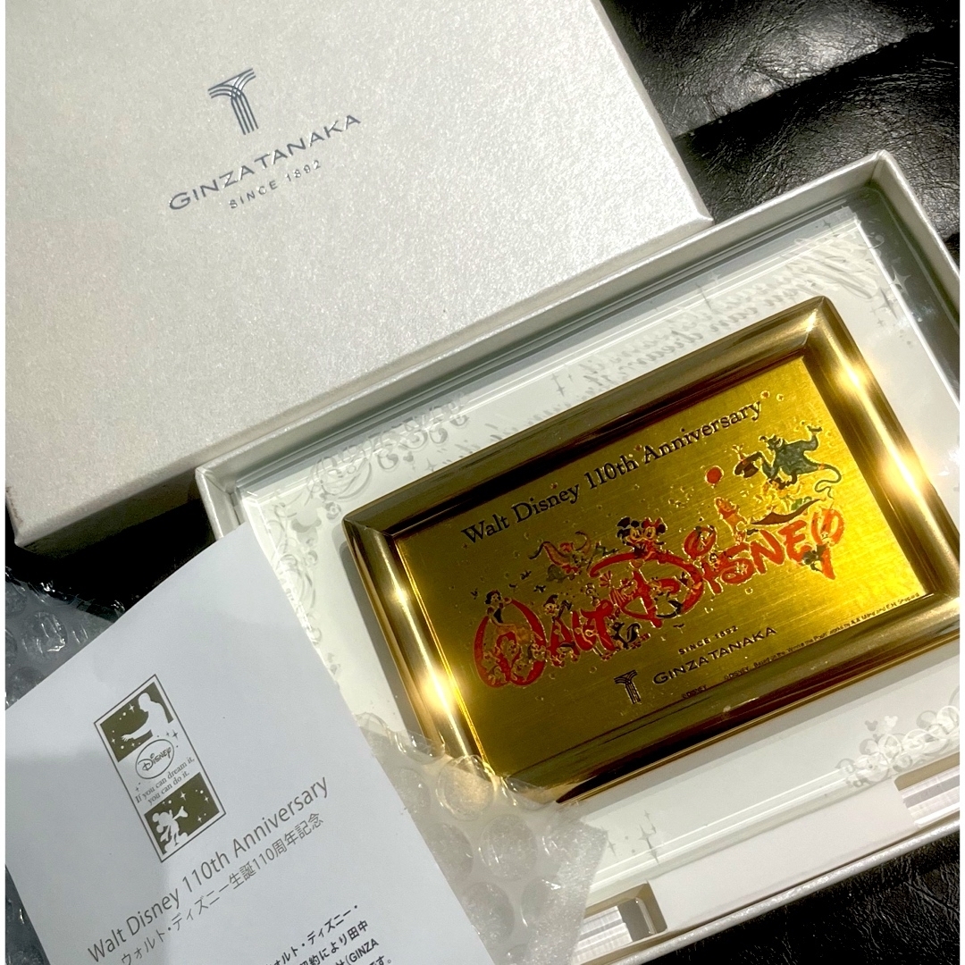 t*6様 純金カレンダー 1g GINZA TANAKA ディズニー Disne t*6様 純金