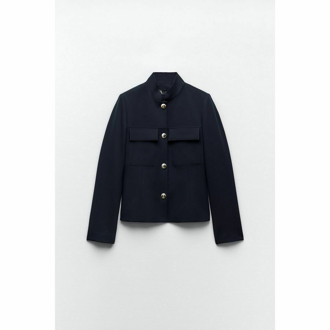 ZARA - 新品ZARAスタンドカラーナポレオンジャケットⅯ 軍服の通販 by