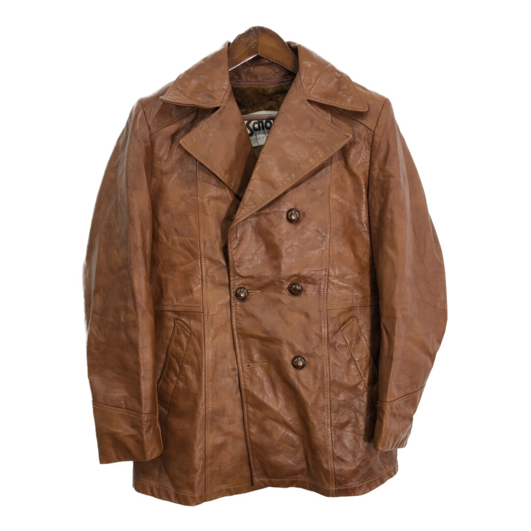 schott - 70年代 Schott ショット レザーコート ヴィンテージ ブラウン