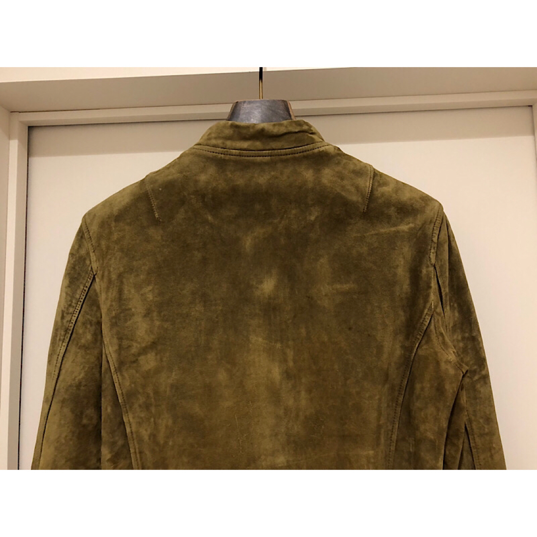 極美品バックラッシュ定価18万ジャパンカーフスエード白鞣し製品染