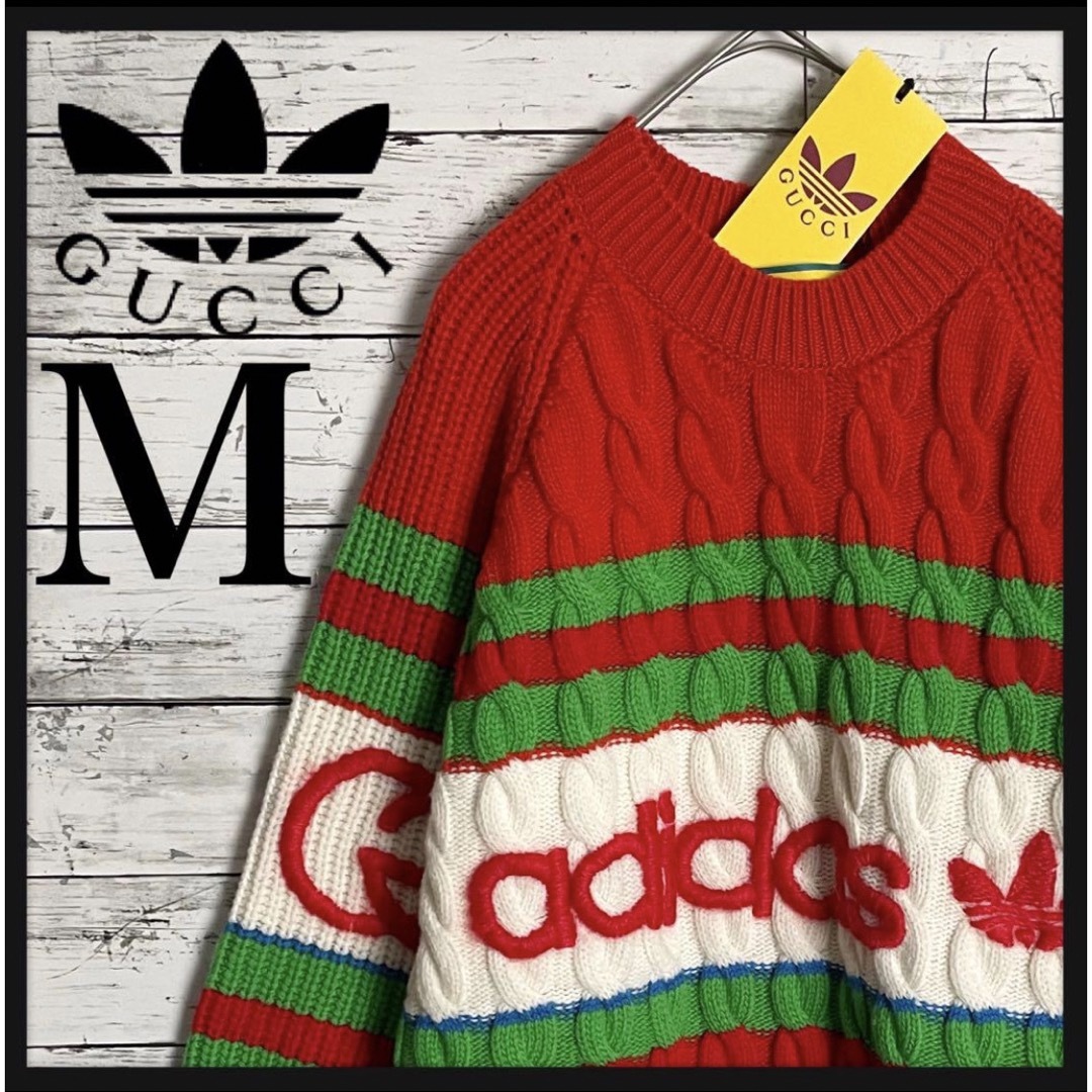 GUCCI - 【 新品 • タグ付き】GUCCI adidas ニット 超絶人気モデル