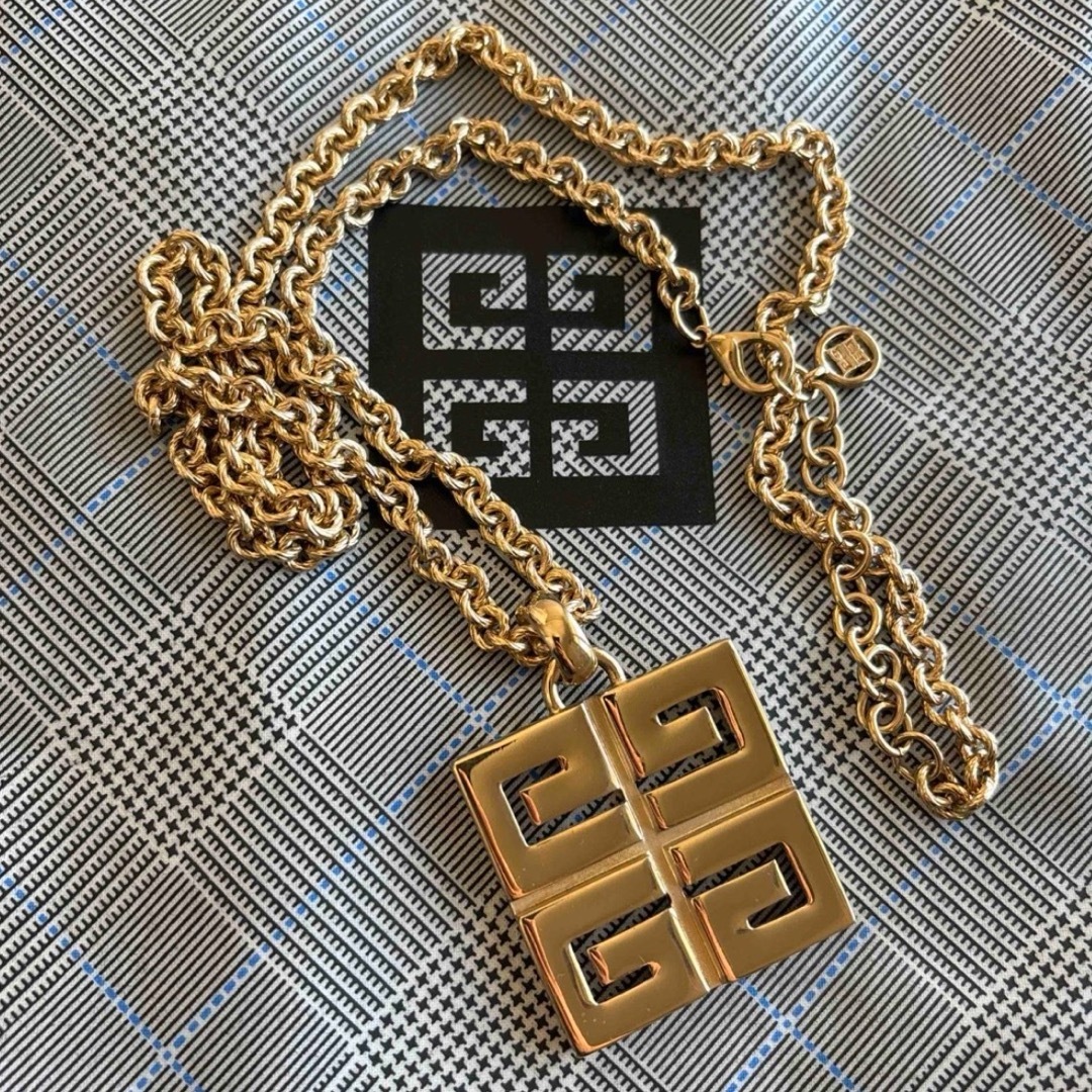GIVENCHY - 激レア ヴィンテージ ジバンシー 4G デカロゴ ネックレスの