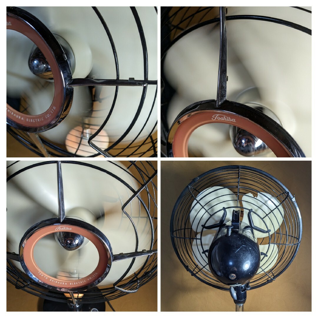 扇風機 昭和レトロ 東芝 Toshiba 夕顔 LP形 4枚羽根 東芝の通販 by