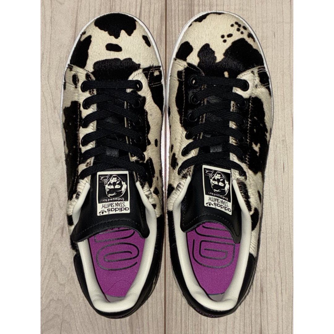 adidas - 24.5cm 良品 adidas オリジナルス スタンスミス ハラコ カウ