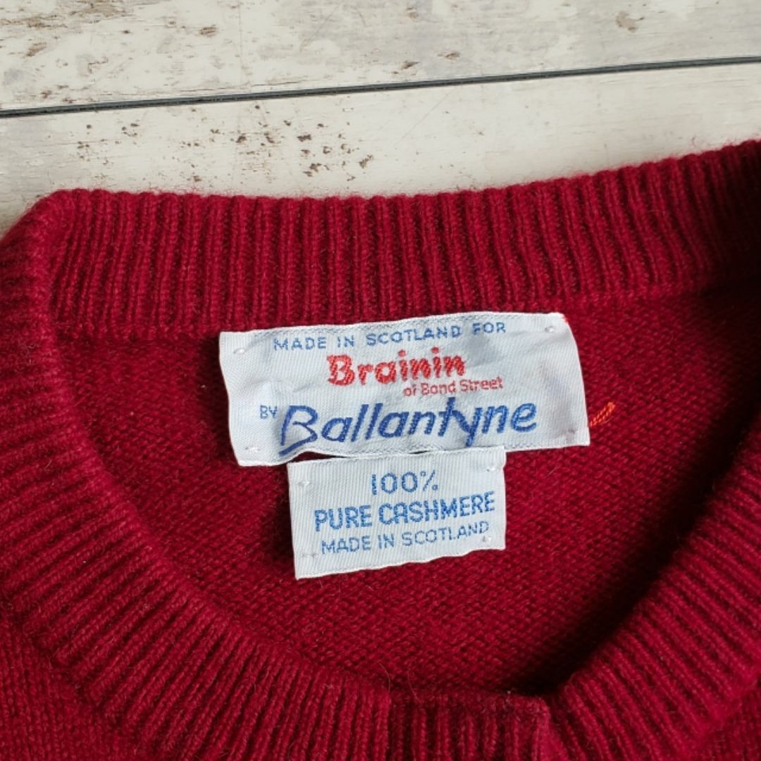 バランタイン - バランタイン ☆ ヴィンテージ カシミア100