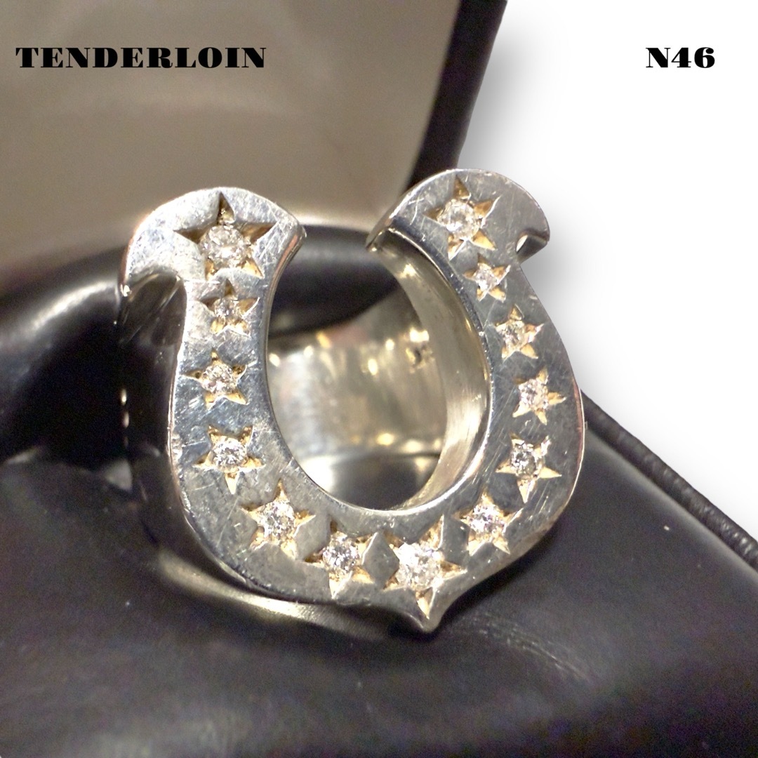 TENDERLOIN - 人気品！ TENDERLOIN ホース シュー リング ダイヤ