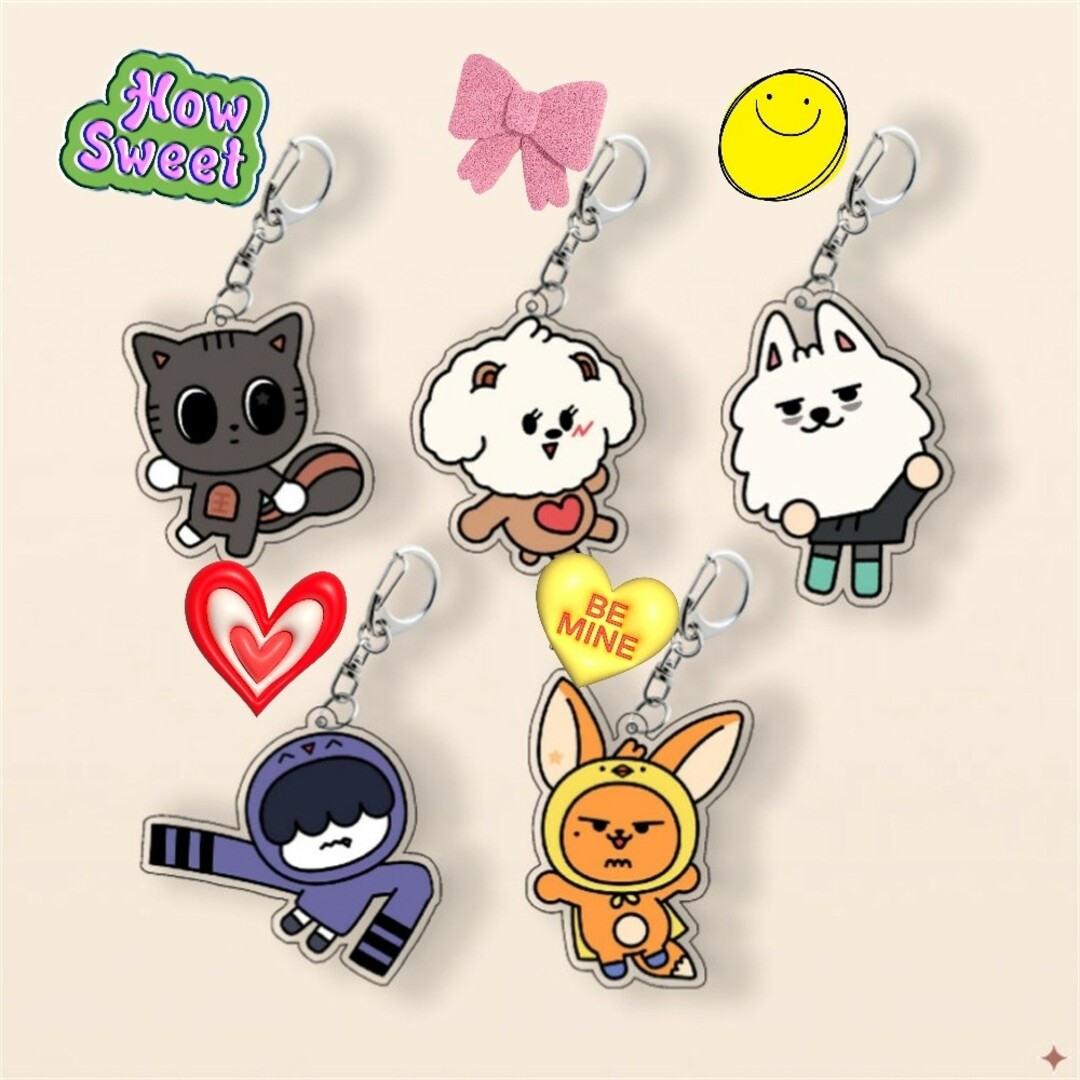 TOMORROW X TOGETHER - TXT ダゴニャン NEW 1P アクリルキーホルダー