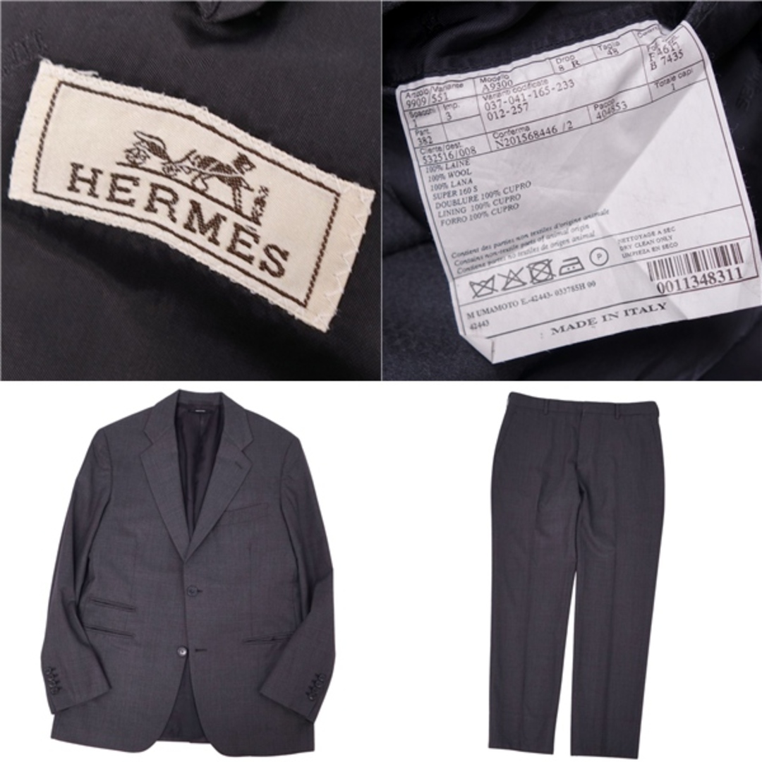 HERMES - 美品 エルメス HERMES セットアップ スーツ テーラード
