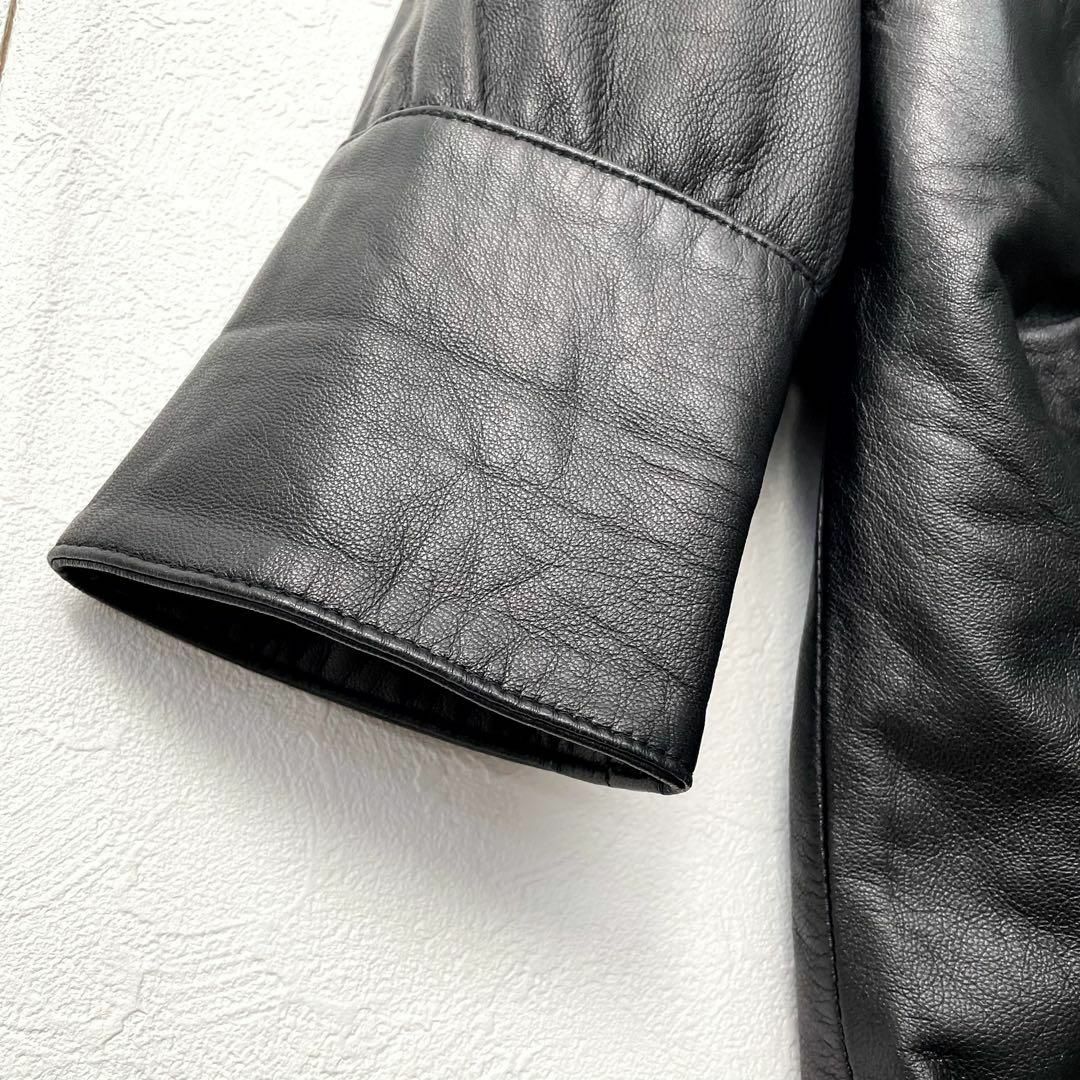 VINTAGE - 90s ヴィンテージ レザージャケット ダブル 本革 裏地