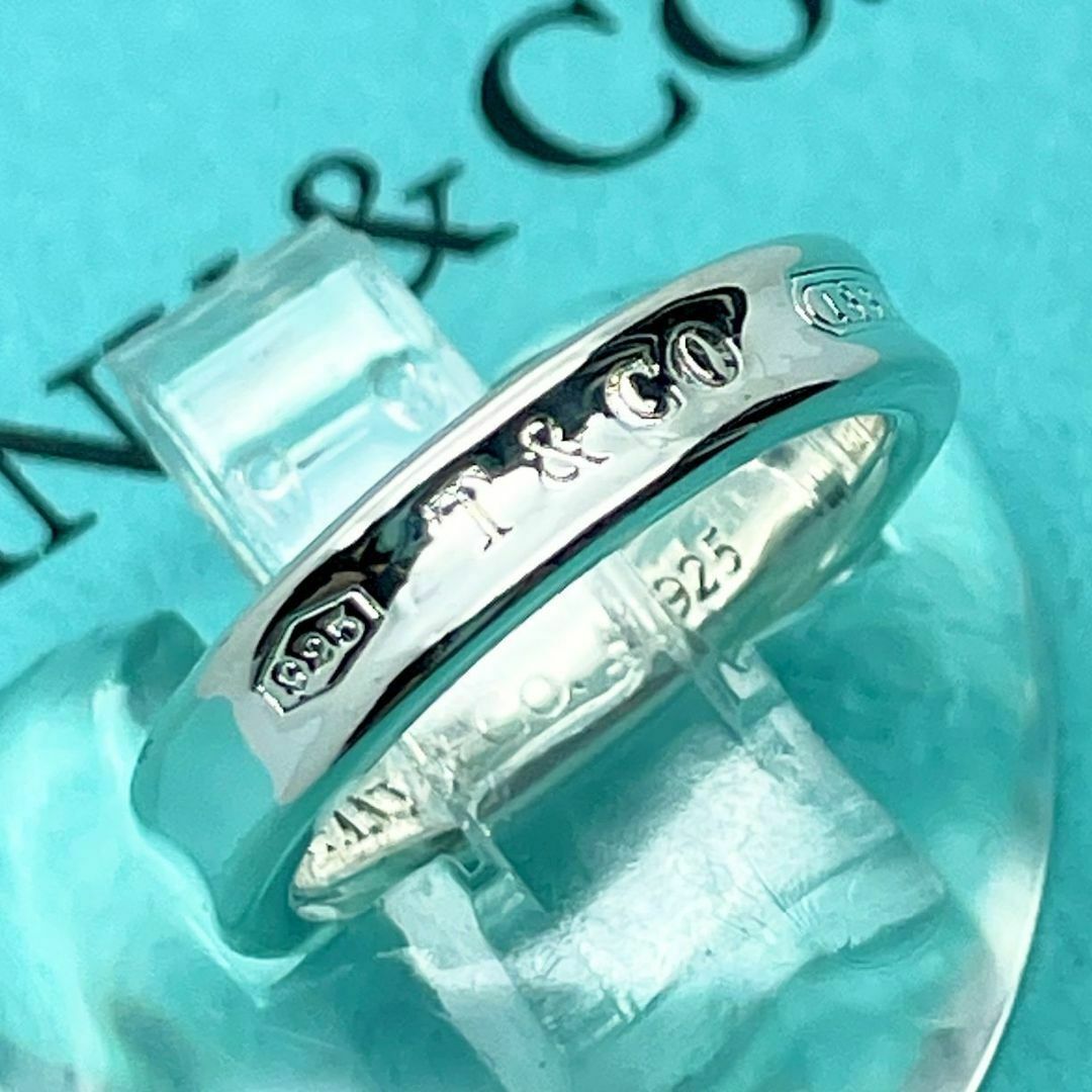美品8号Tiffany ティファニー TIFFANY 8号 1837ナローリング