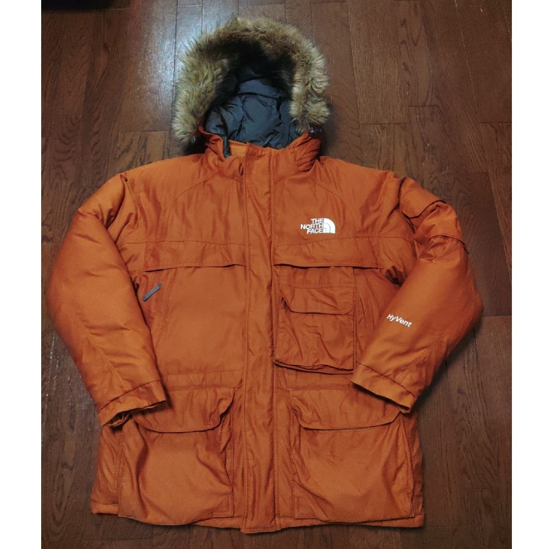 THE NORTH FACE - THE NORTH FACE HYVENT マクマードパーカ M オレンジ