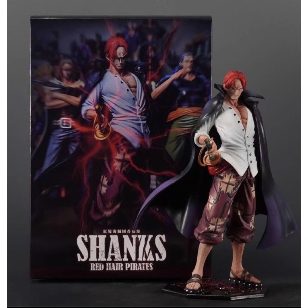 POP シャンクス 赤髪 ワンピース フィギュア PVC製品 ガレージキットの