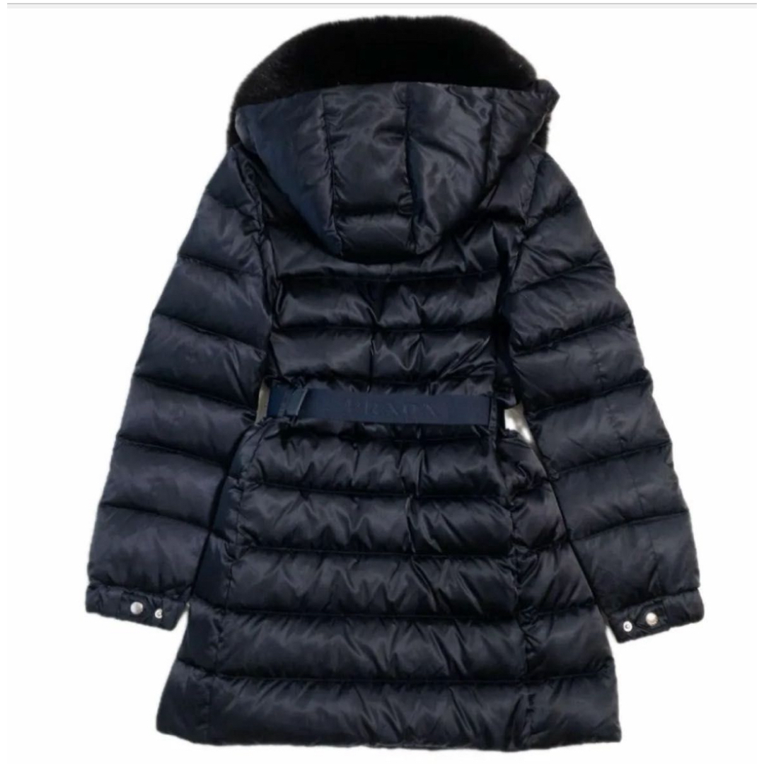 PRADA - 【超美品】プラダ ダウン フォックスファー ダークネイビー