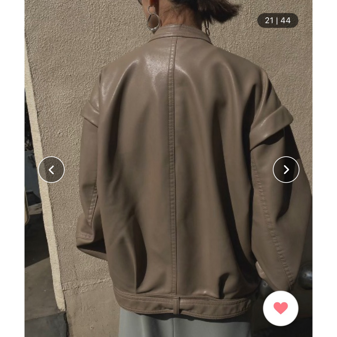 Ameri VINTAGE - AMERI レトロフェイクレザージャケットの通販 by