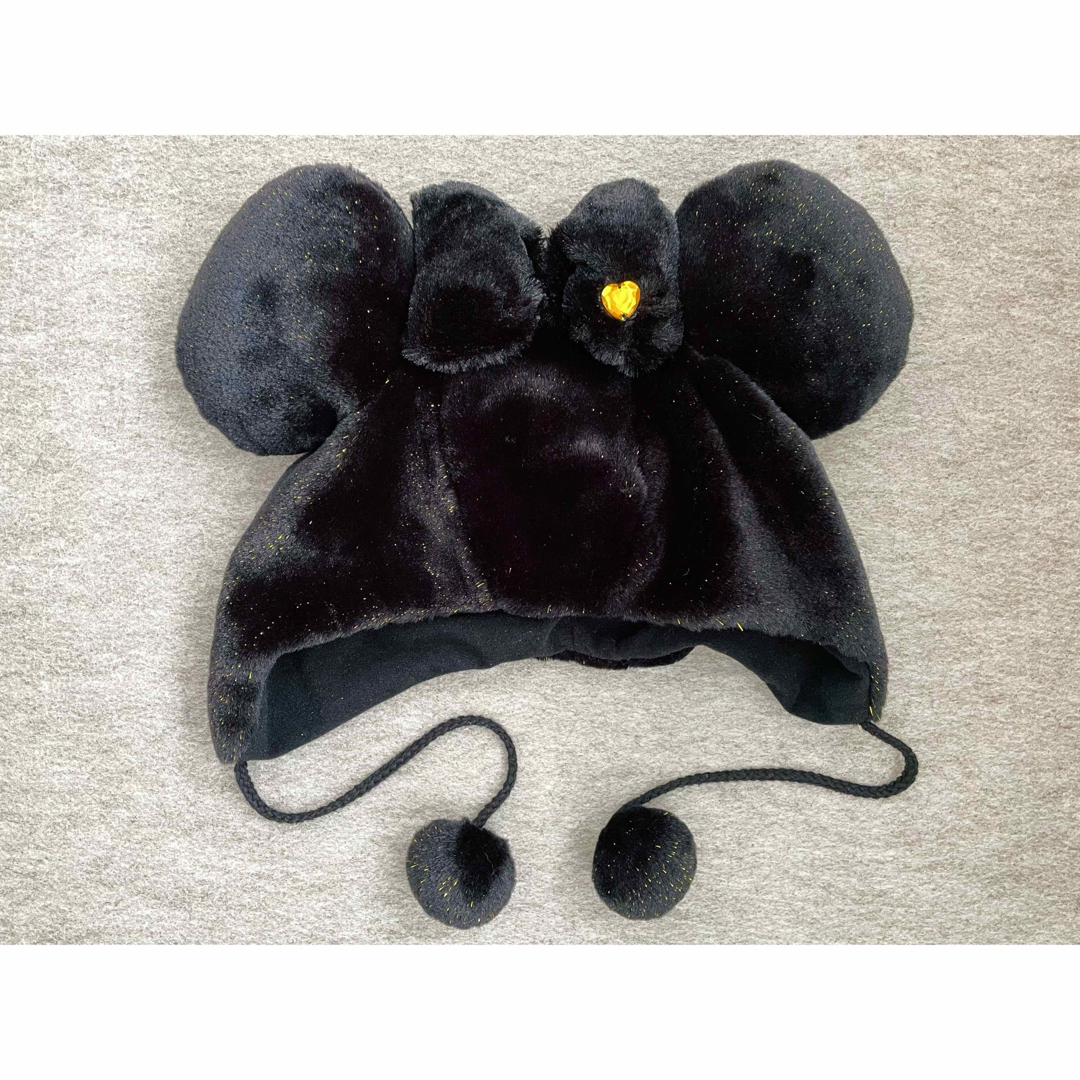 Disney - ディズニー ファンキャップ ミニー 黒 ラメの通販 by