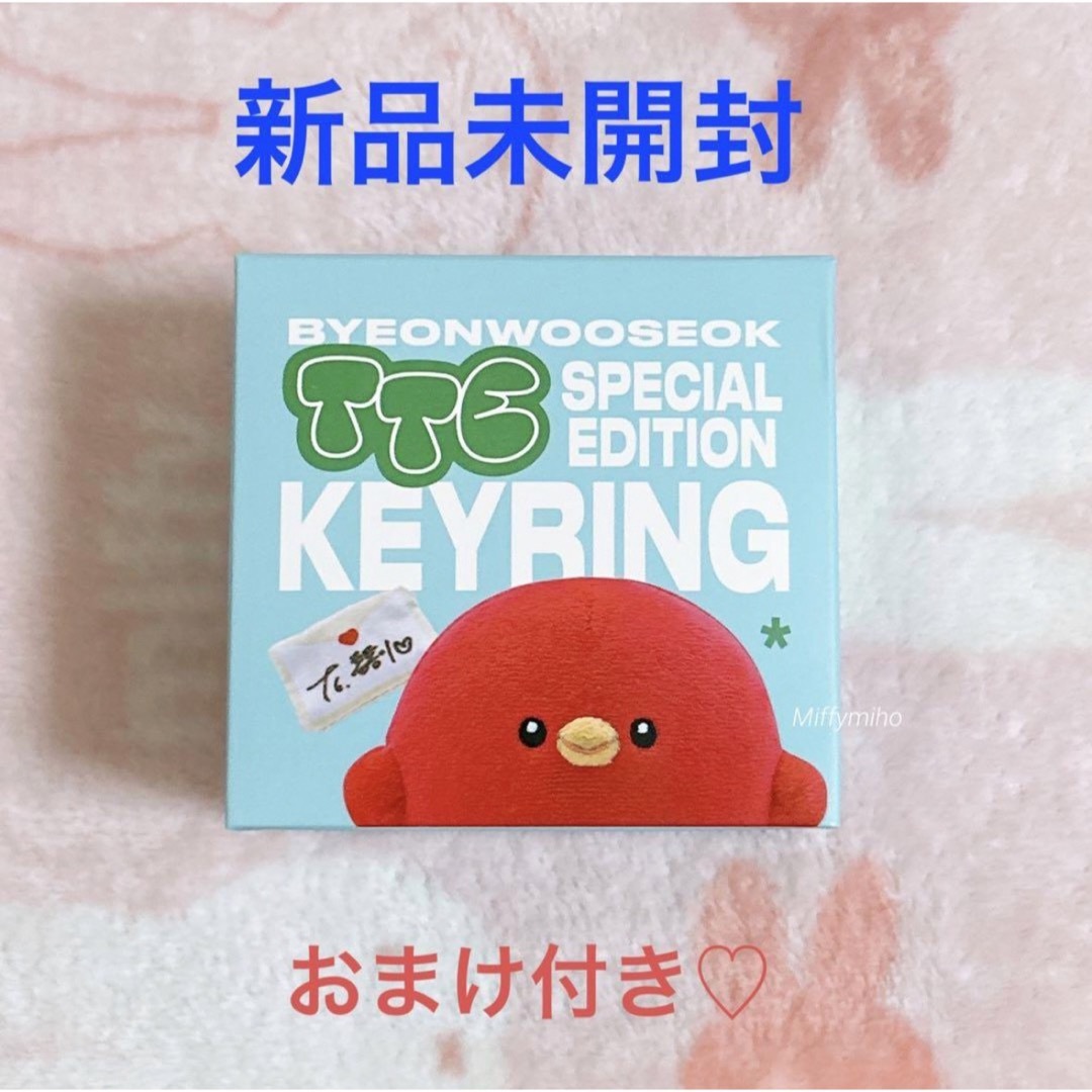 BWS ビョンウソク TTE KEYRING マスコット ぬいぐるみ キーリングの