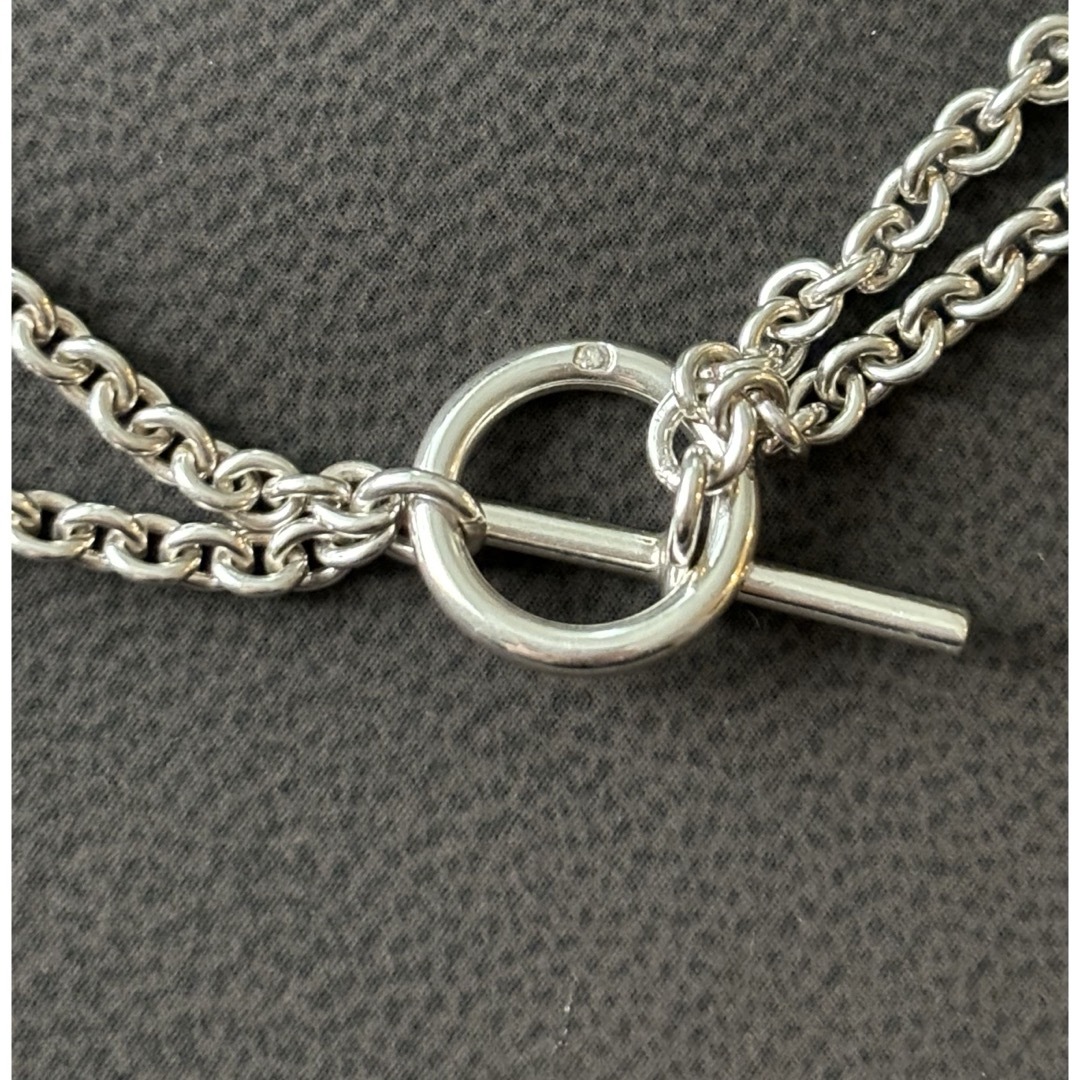 HERMES - エルメス HERMES ギャロップ ネックレス シルバーの通販 by
