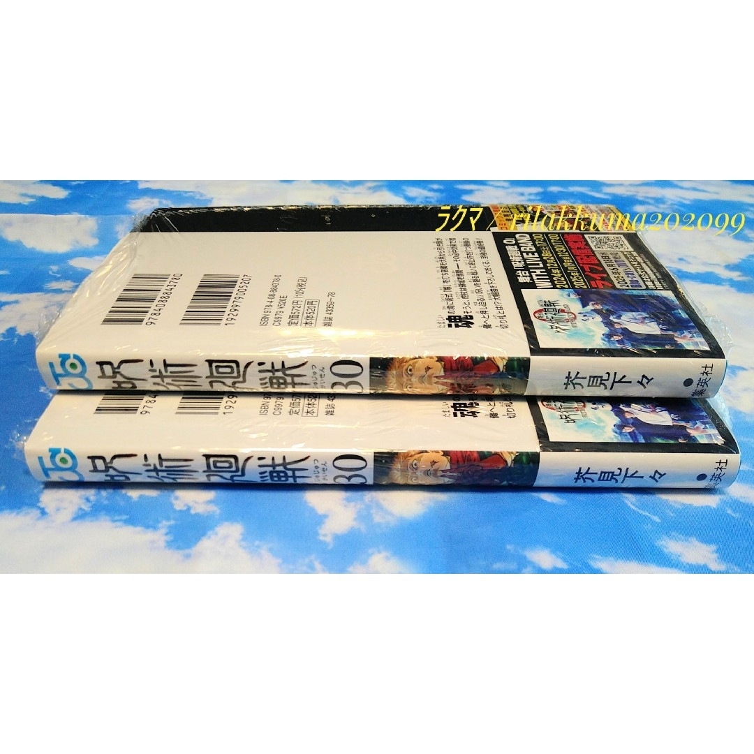 呪術廻戦 - 初版 匿名配送 呪術廻戦 コミックス 30巻 最終巻 2冊セット