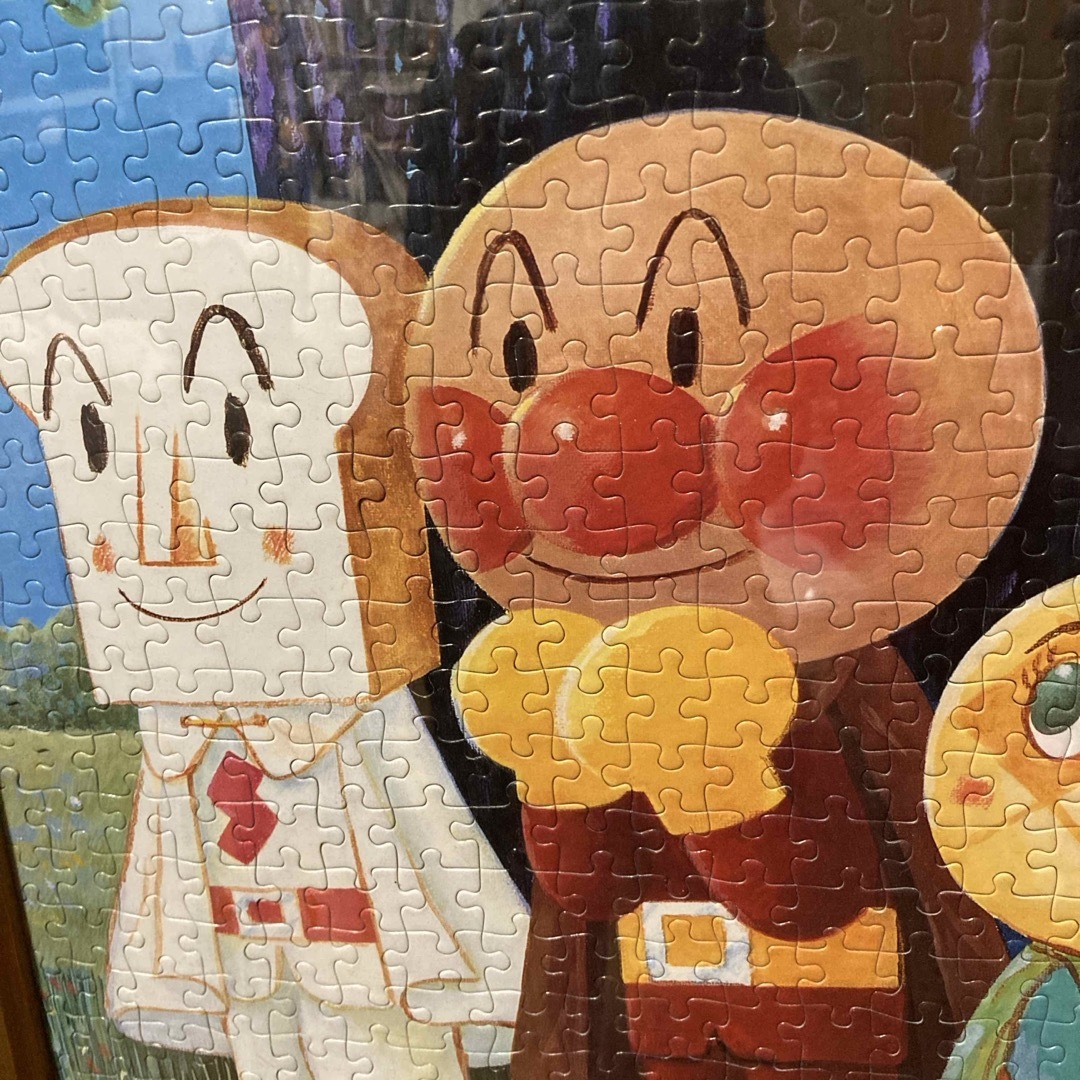 アンパンマン アート風ジグソーパズル額付きの通販 by さとこ's shop
