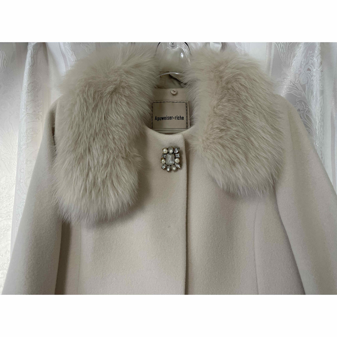 Apuweiser-riche - アプワイザーリッシェ ファー付きショートコート