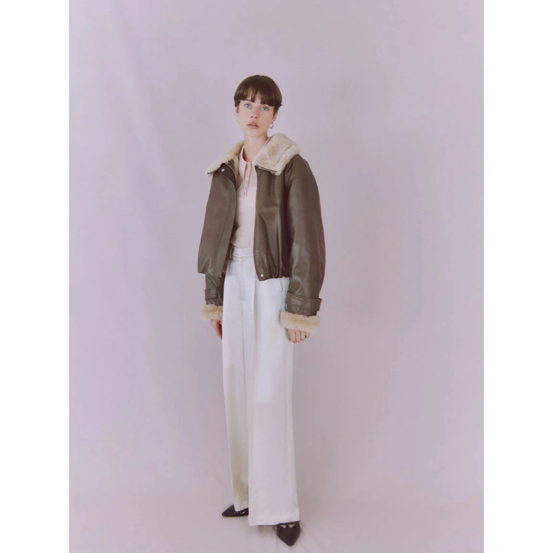 SNIDEL - 【正規品】snidel バリエボンバージャケット BRW ブラウン