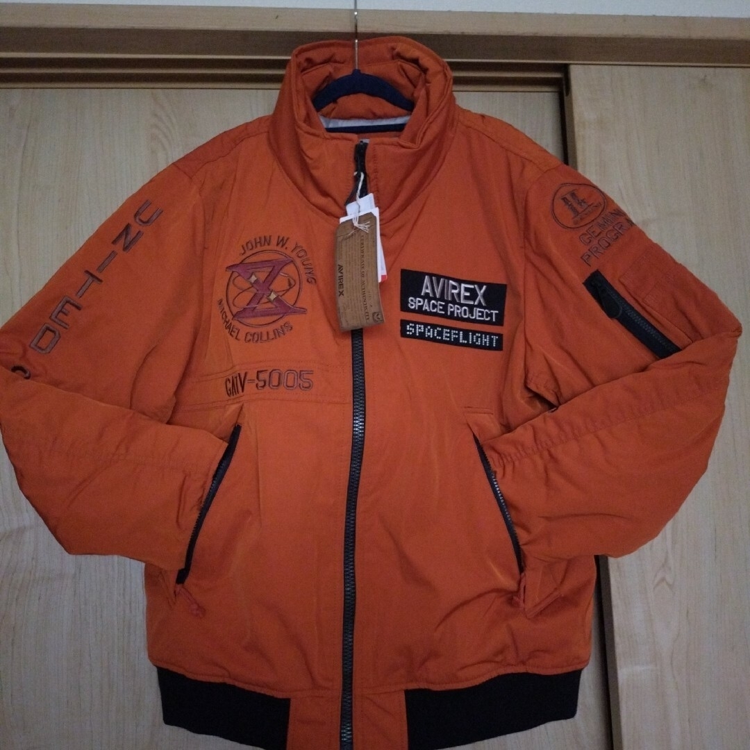 AVIREX - アビレックスAVIREXフライトジャケットオレンジ襟高めの通販