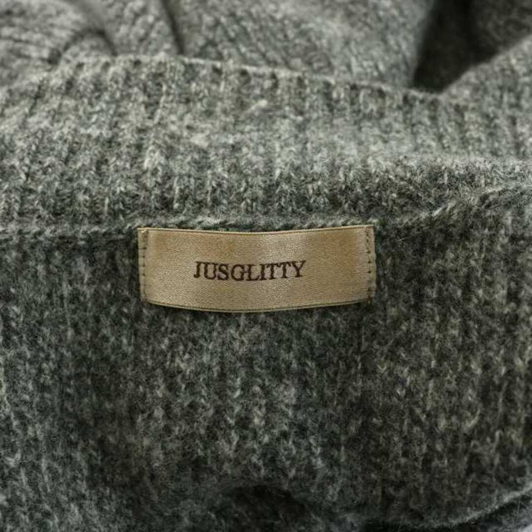 JUSGLITTY - ジャスグリッティー 22AW ウールカシミヤハイネックプル