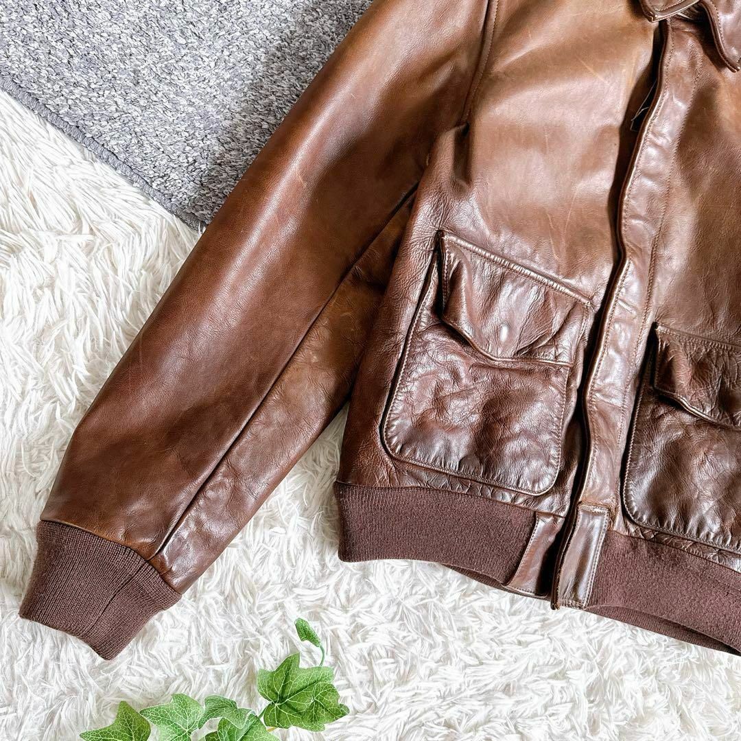 POLO RALPH LAUREN - 良品 ポロラルフローレン A-2 レザージャケット