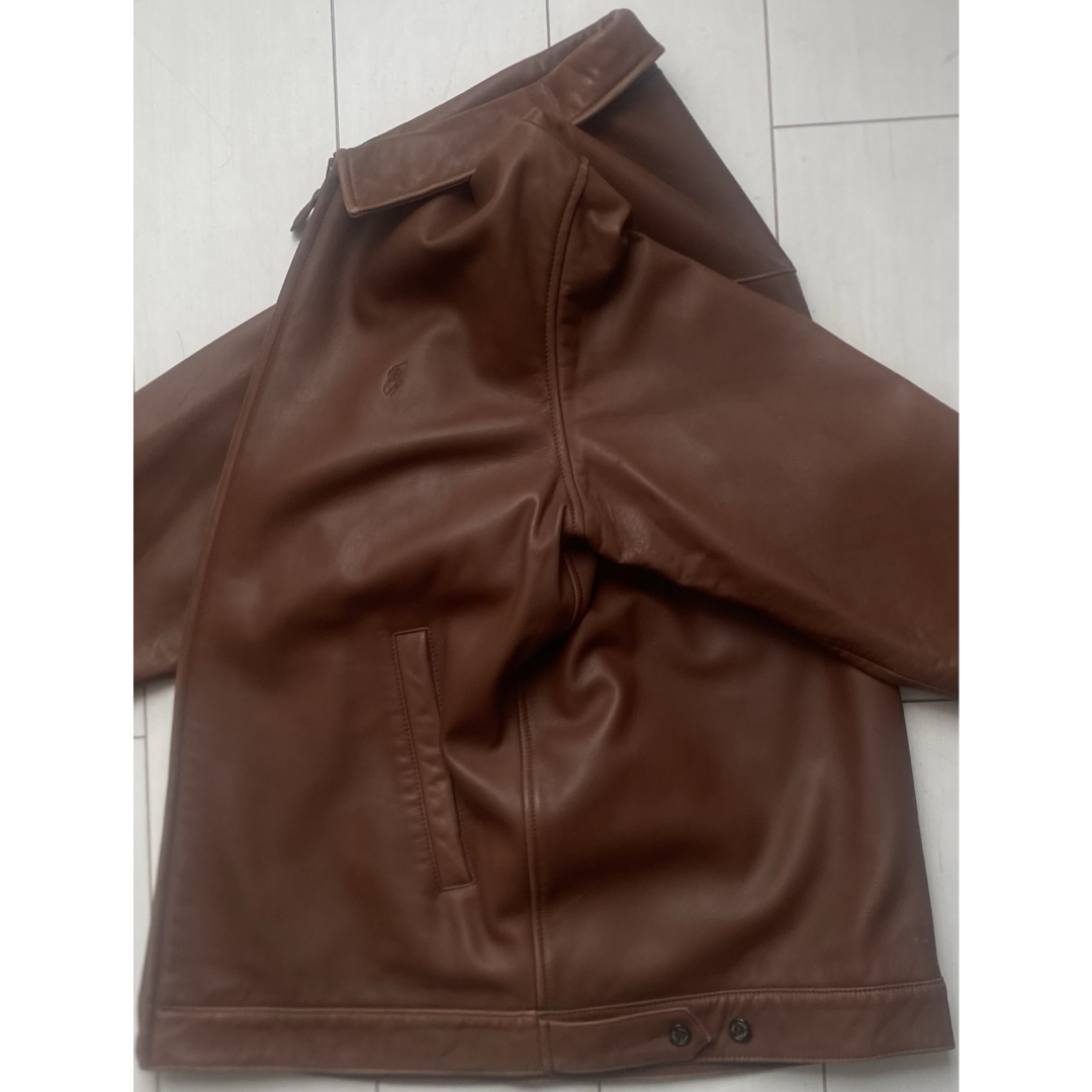 POLO RALPH LAUREN - 美品 90s POLO ラルフローレン ラム レザー