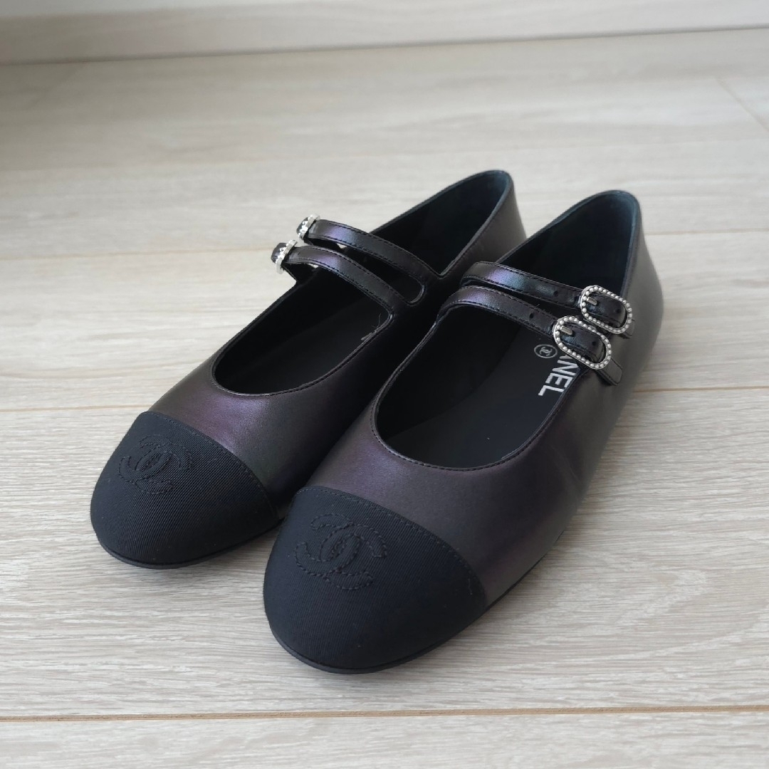 CHANEL - 未使用【シャネル】メリージェーン ダブルストラップ