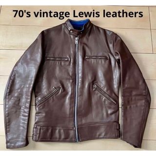 Lewis Leathers - 超美品☆70's vintage Lewis leathers スポーツマン