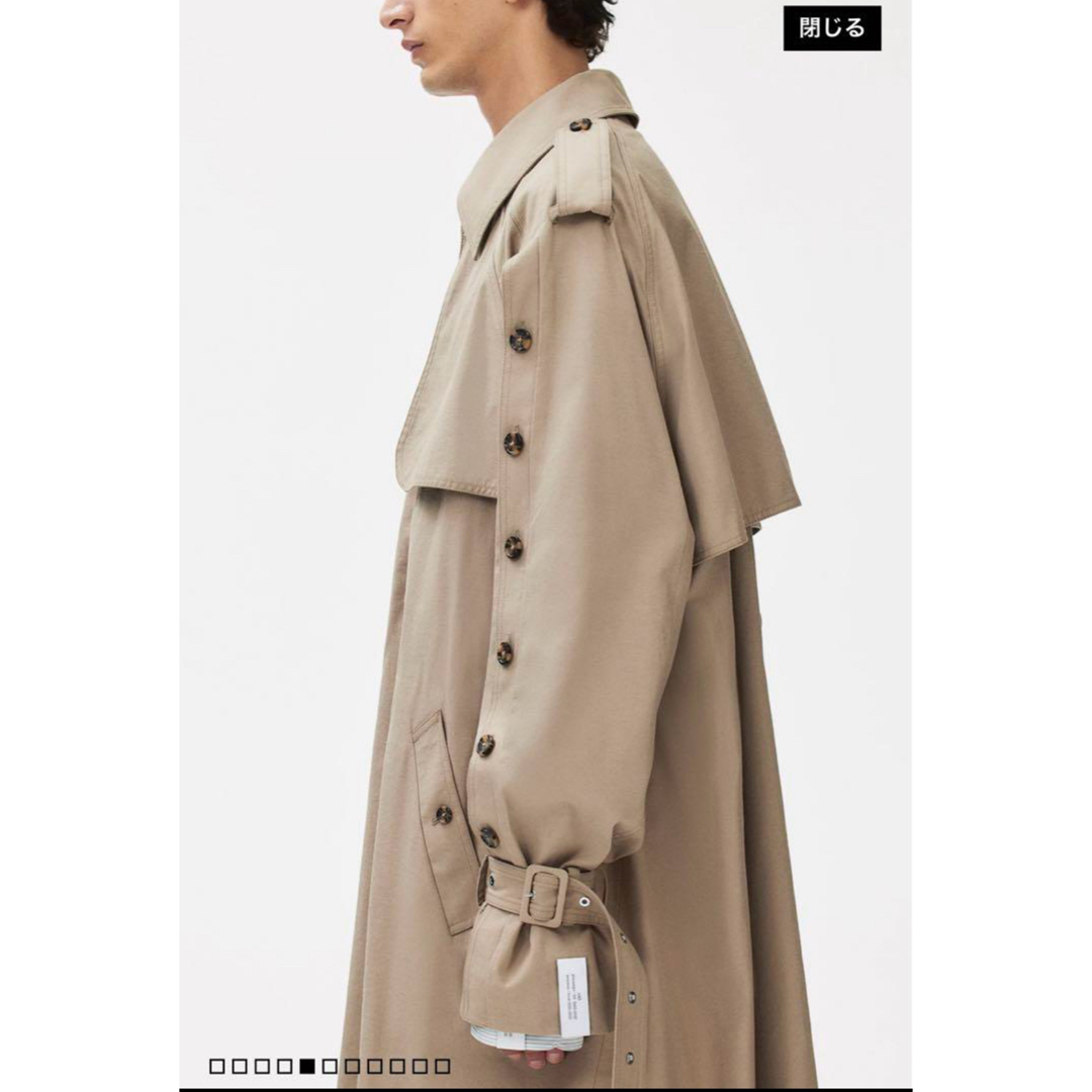 H&M - ☆新品未使用☆rokh × H&M トレンチコート Lサイズの通販 by a
