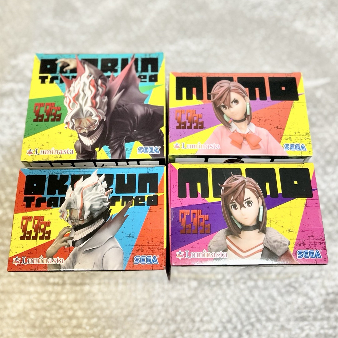 SEGA - 【新品】ダンダダン オカルン&モモ ルミナスタ フィギュア4体