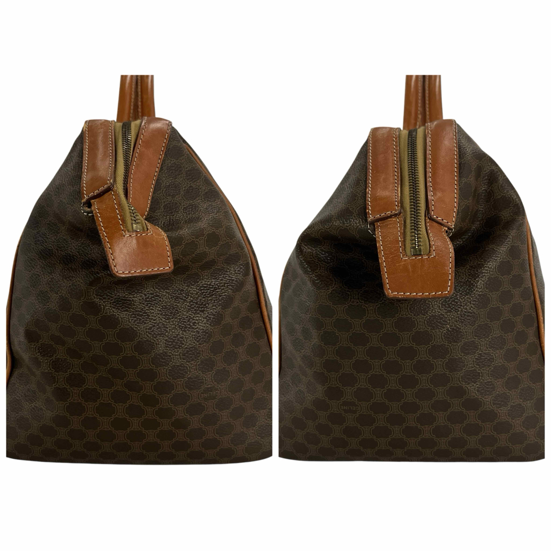 CELINE - オールド セリーヌ ボストンバッグ 旅行カバン マカダム柄