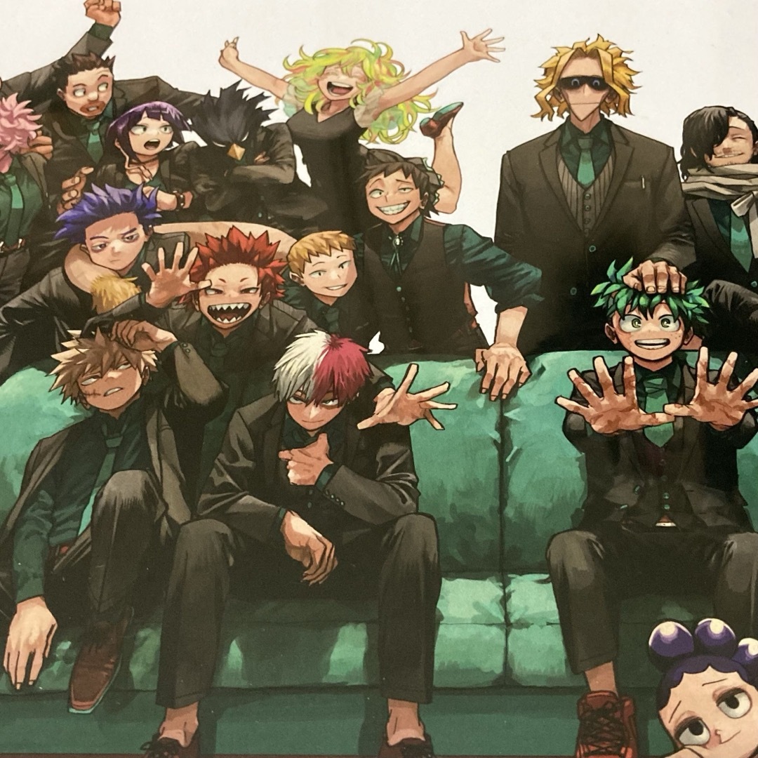 集英社 - 僕のヒーローアカデミア リッチポスター ＆ コミックス最終42