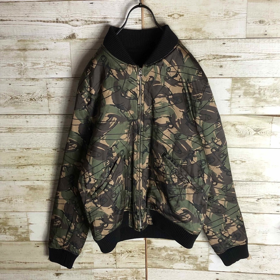 ヒステリックグラマー ブルゾン ジャケット バック刺繍ロゴ入り