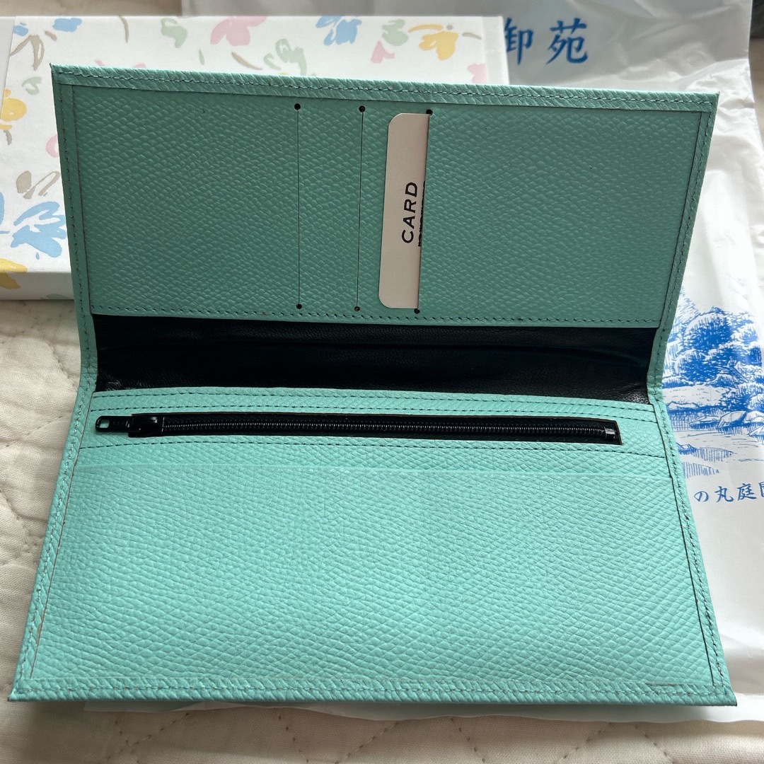 皇居 長財布 ターコイズ ライトブルーの通販 by MSM320's shop｜ラクマ