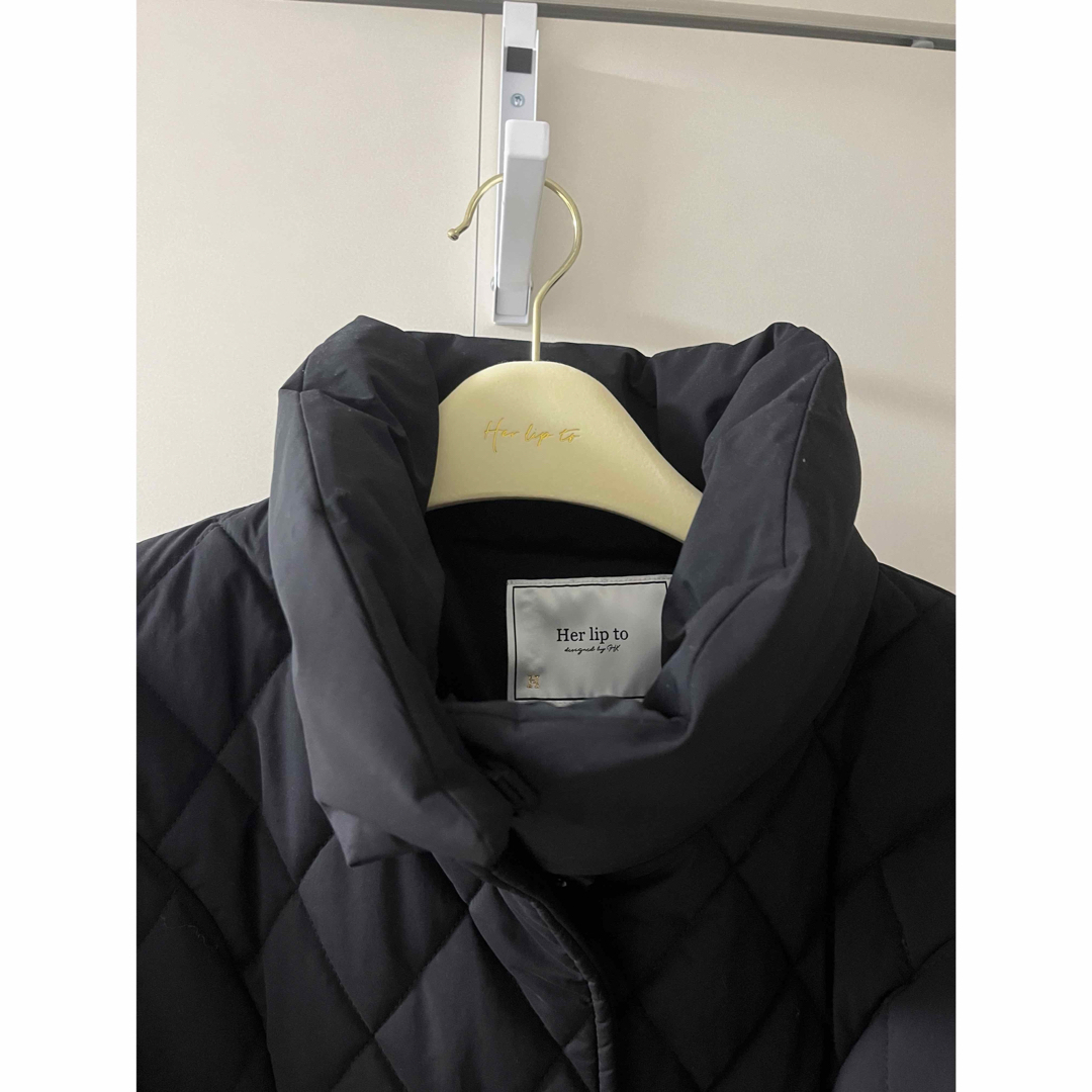 Her lip to - herlipto Madison Quilted Long Coatの通販 by のあのあ