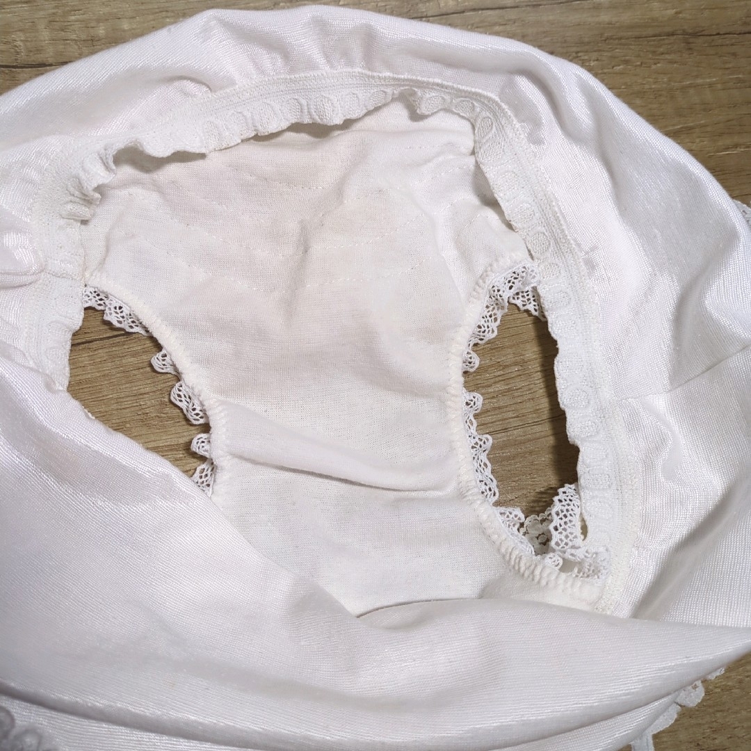 アンダースコート ホワイト色 フリル付きの通販 by nekoha's shop｜ラクマ