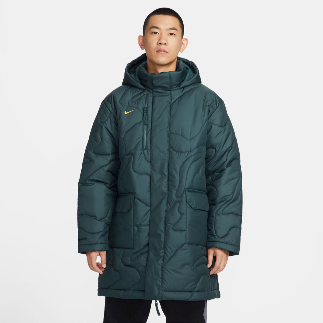 NIKE - XL 新品 ナイキ ベンチコート 中綿ジャケット サイドライン