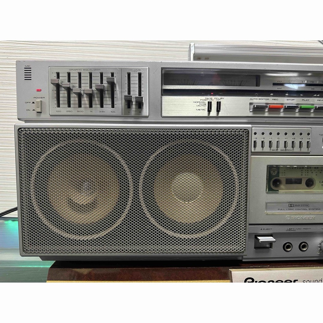 PIONEER - 動作品 PIONEER パイオニア SK-900 Runaway ラジカセラジオ