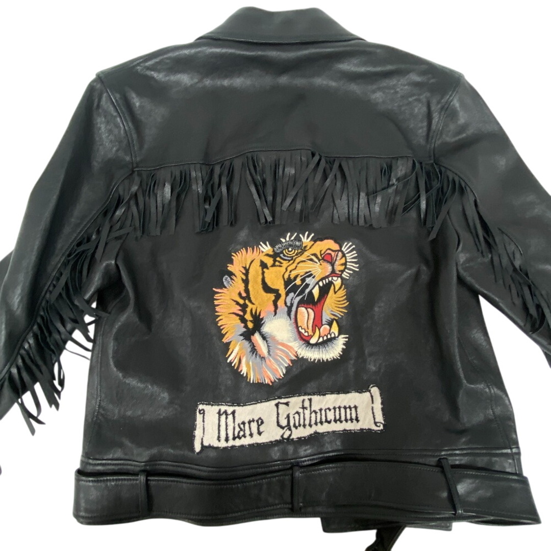 GUCCI - グッチ GUCCI ライダースジャケット TIGER EMBROIDERED BIKER