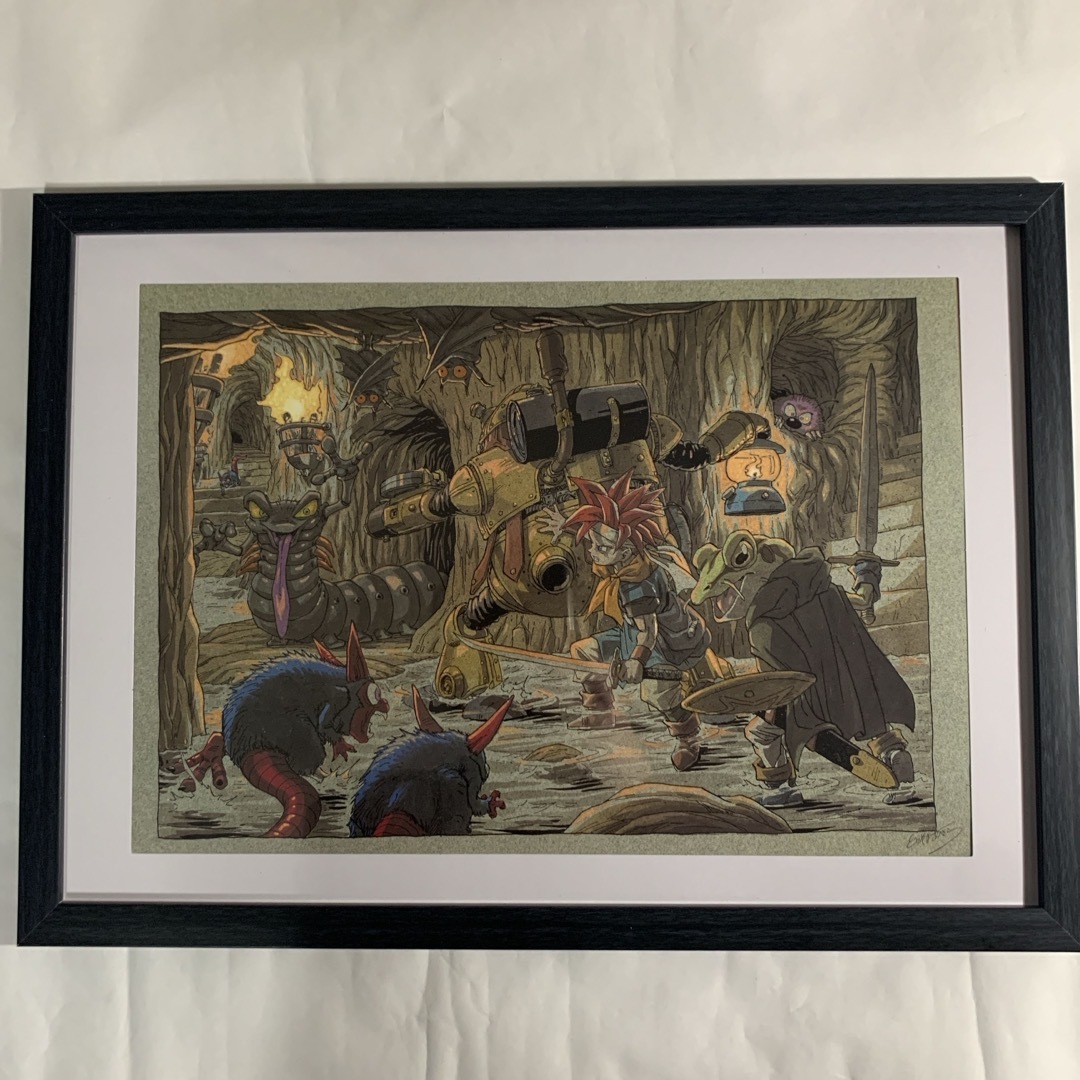 鳥山明の世界展 クロノトリガー 複製原画 ポスター B4 Eの封筒 鳥山明