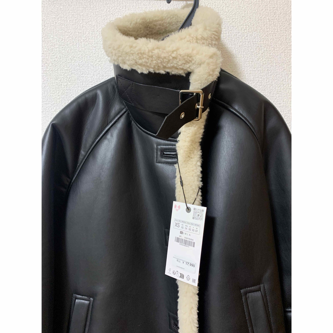 ZARA - ZARA リバーシブルフェイクレザージャケット 新品未使用 XSの