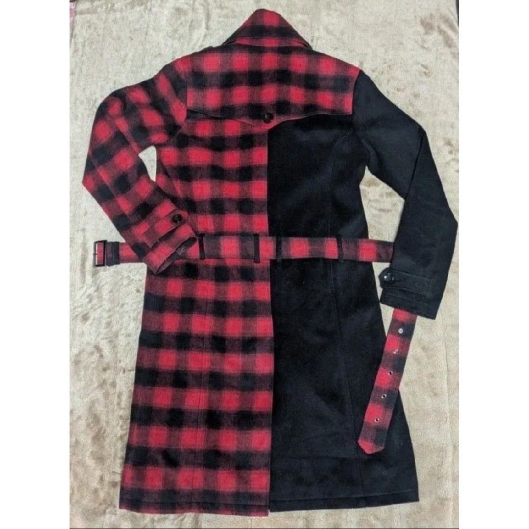 CIVARIZE - ◎CIVARIZE トレンチコート 赤黒チェック size44 シヴァー