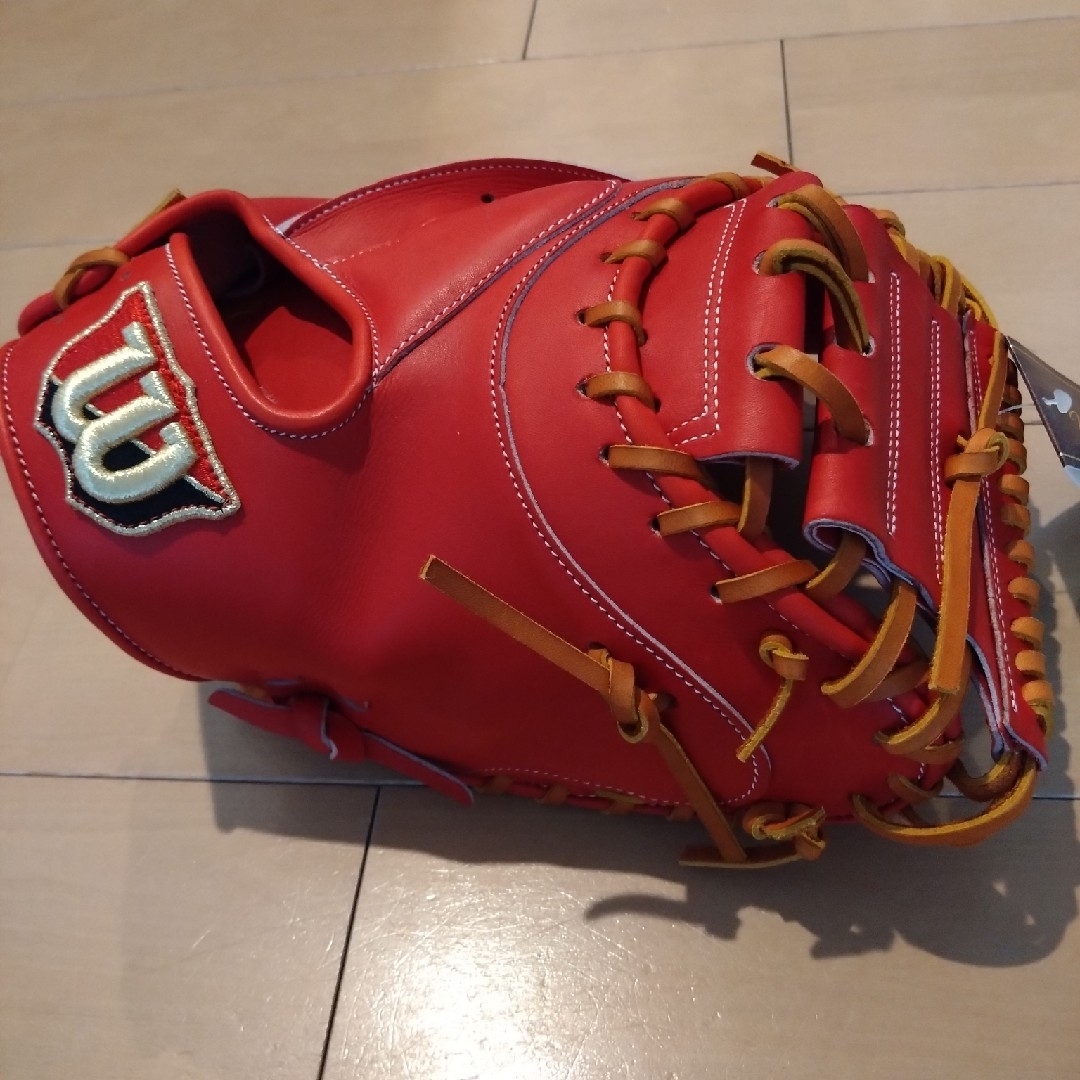 Wilson ウィルソン WBW101111 硬式捕手右投用 Eオレンジ