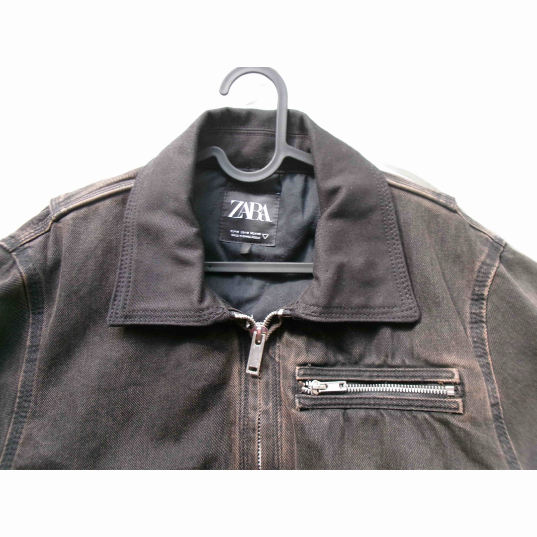 ZARA - ZARA コントラストカラー付きデニムジャケット の通販 by